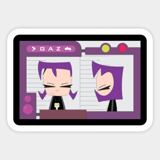 Invader Zim - Gaz Sticker